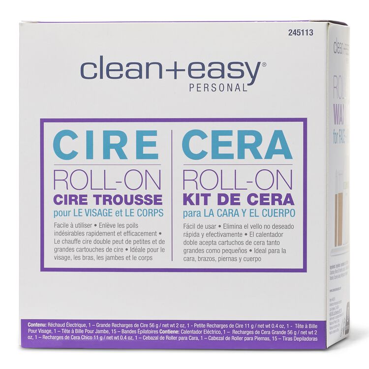 Face & Body Roll On Wax Kit