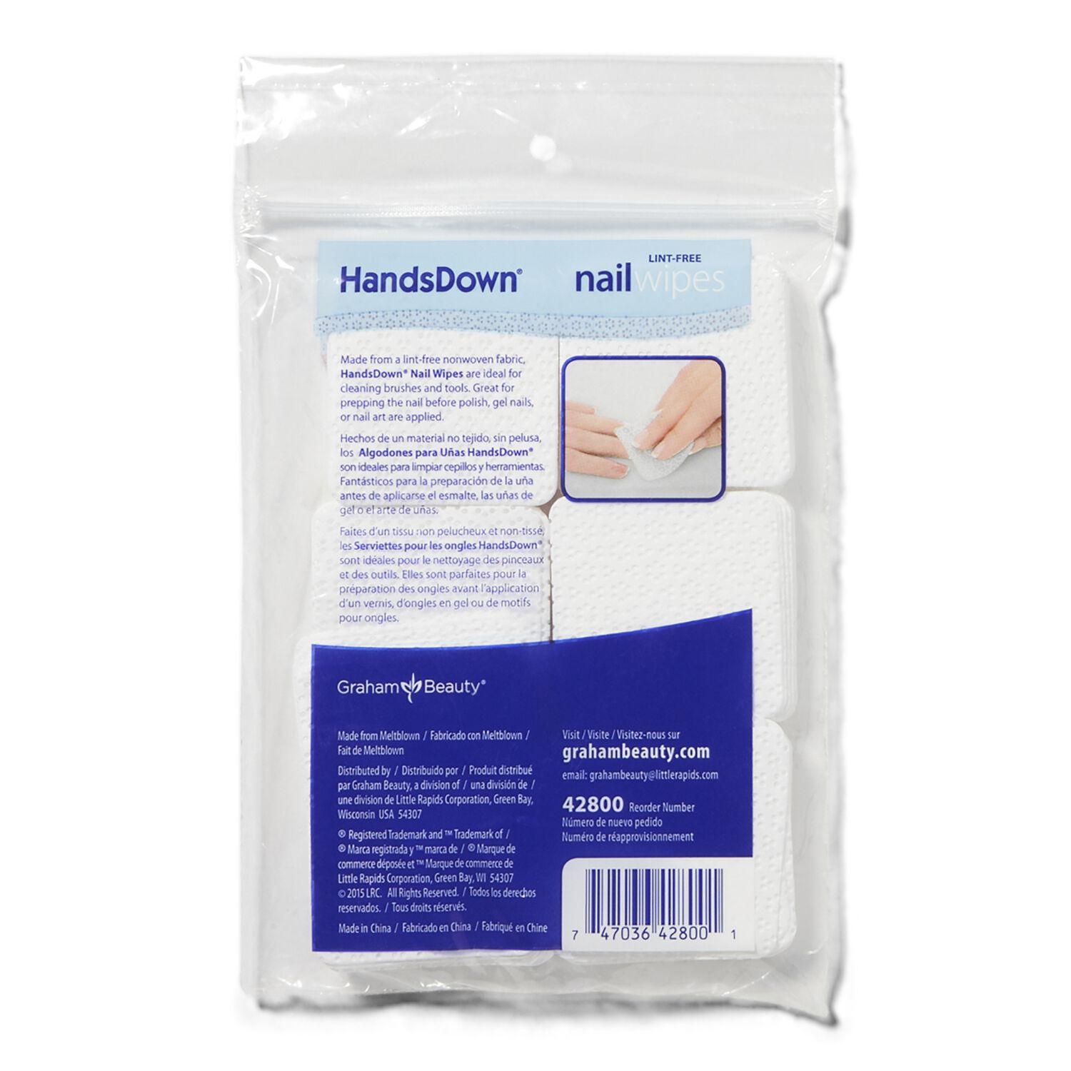 Graham Professional Hands Down Nail Wipes
