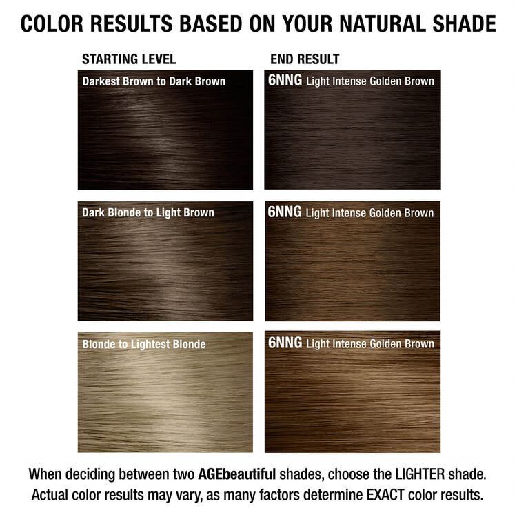 6NNG Light Intense Golden Brown Permanent Liqui-Crème Hair Color