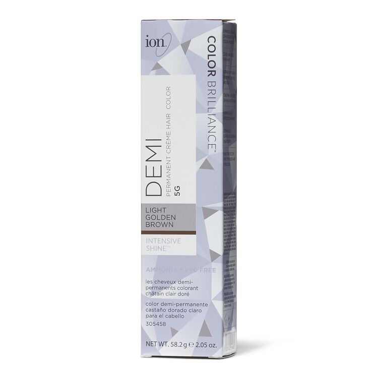 Intensive Shine 5G Light Golden Brown Demi Permanent Creme Hair Color