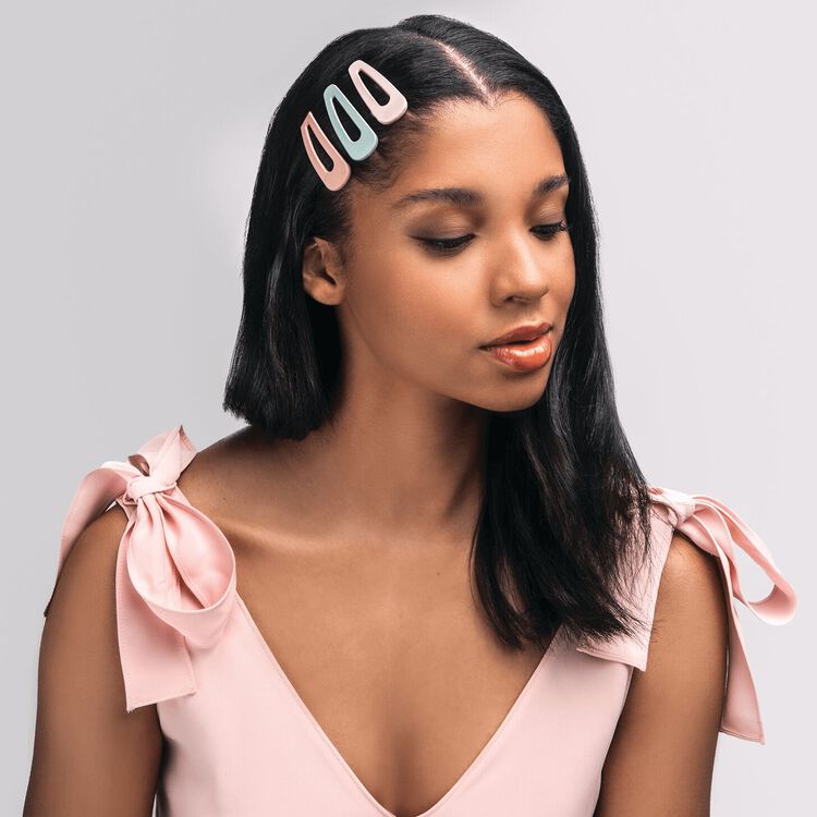 Snap Triangles Matte Pastel Clips