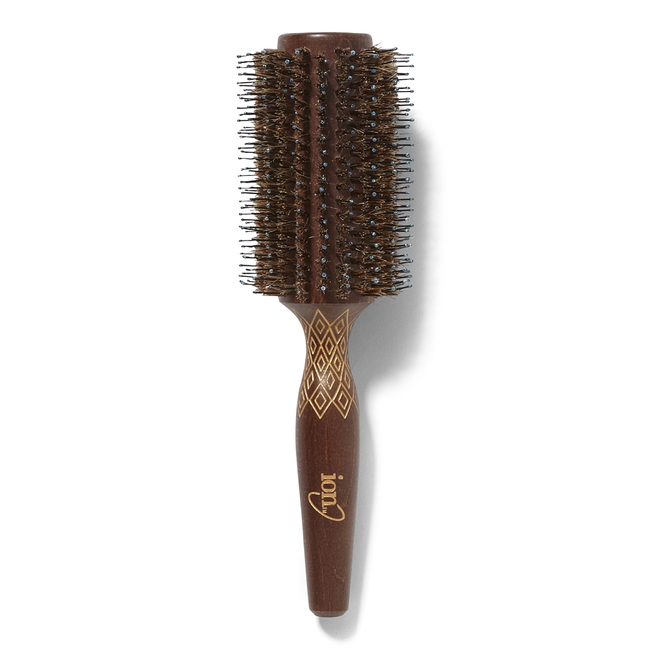 ion Etched Wood Round Brush