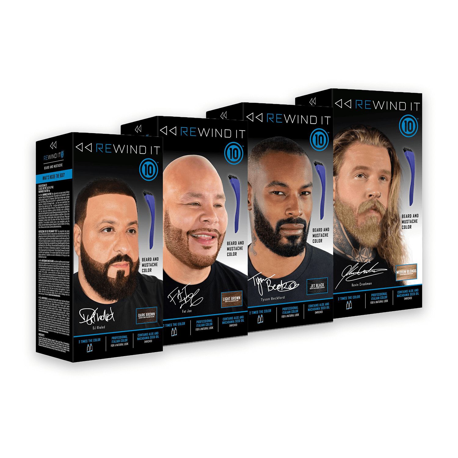 Rewind It 10 Men's Beard and Mustache Color Hair Color Sally Beauty