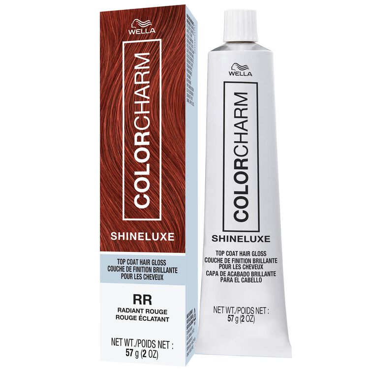 ShineLuxe Top Coat Hair Gloss RR Radiant Rouge