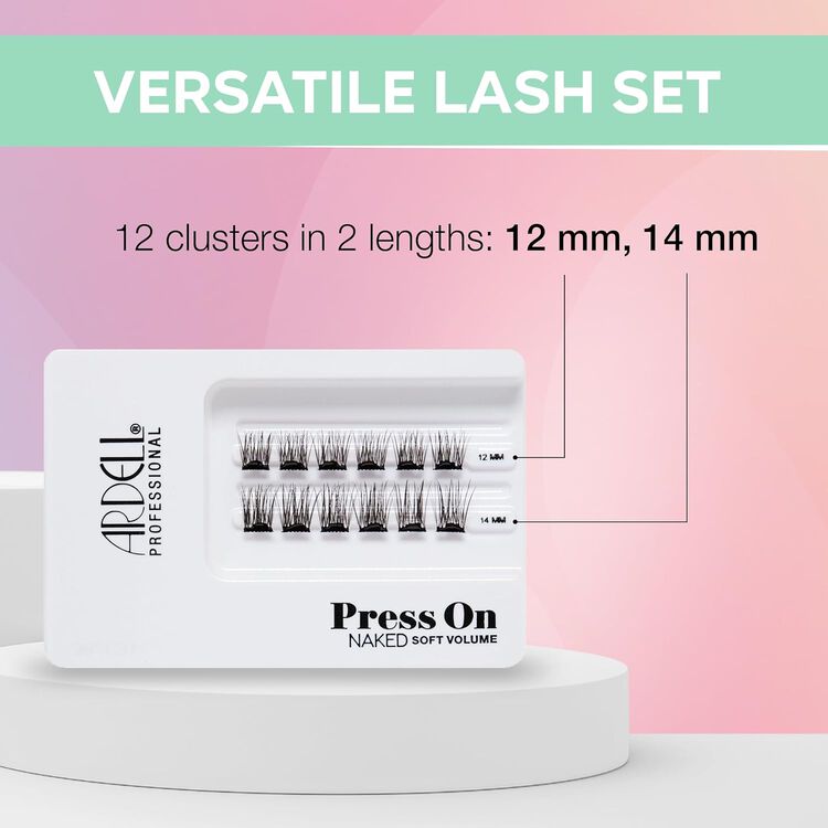 Press On Mini Naked Soft Volume 12 pc