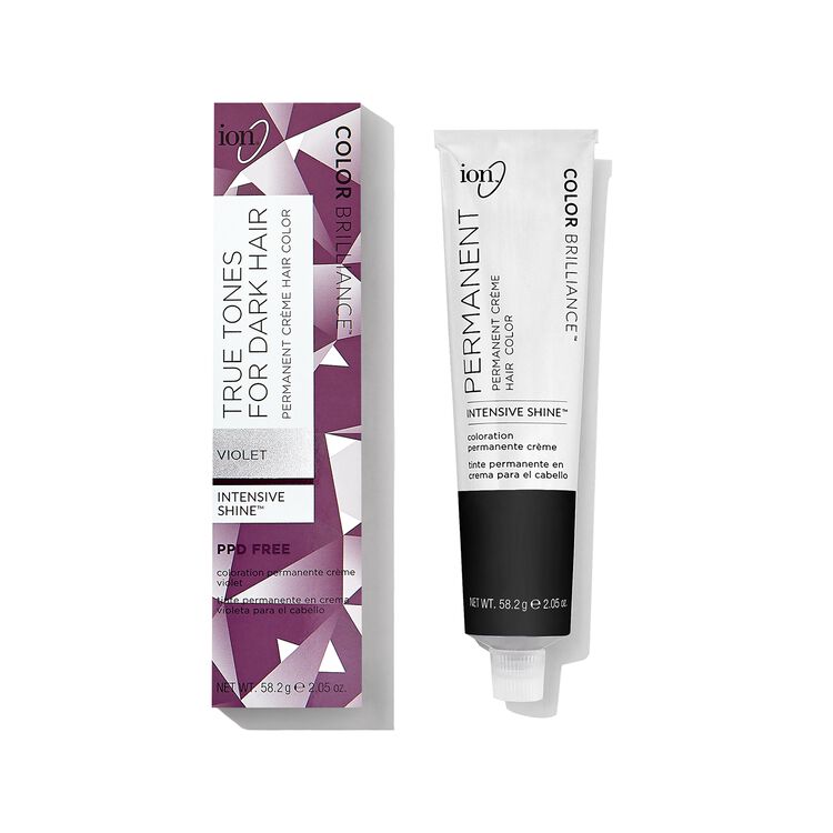 True Tones for Dark Hair Permanent Crème Hair Color Violet