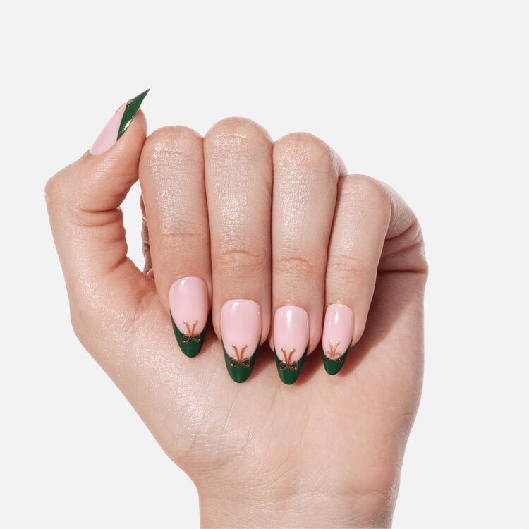 Evergreen Glam Premium Press On Nails