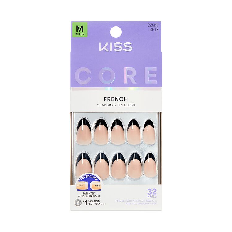 Core French Press On Nails - Full Of Fun