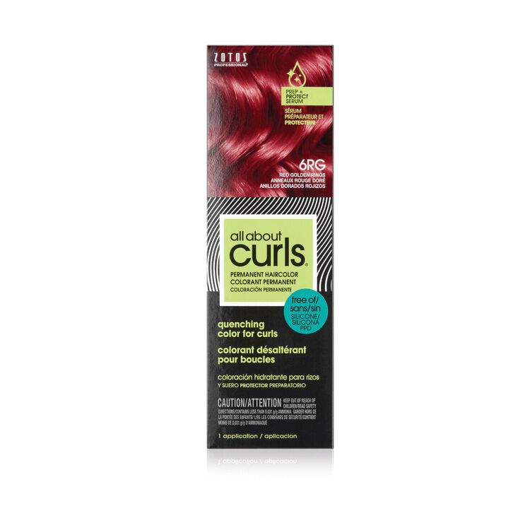 Red Golden Rings 6RG Permanent Hair Color