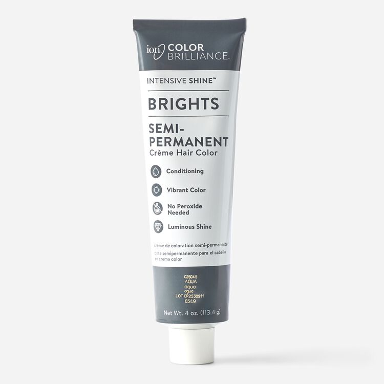 Semi-Permanent Brights Hair Color Aqua