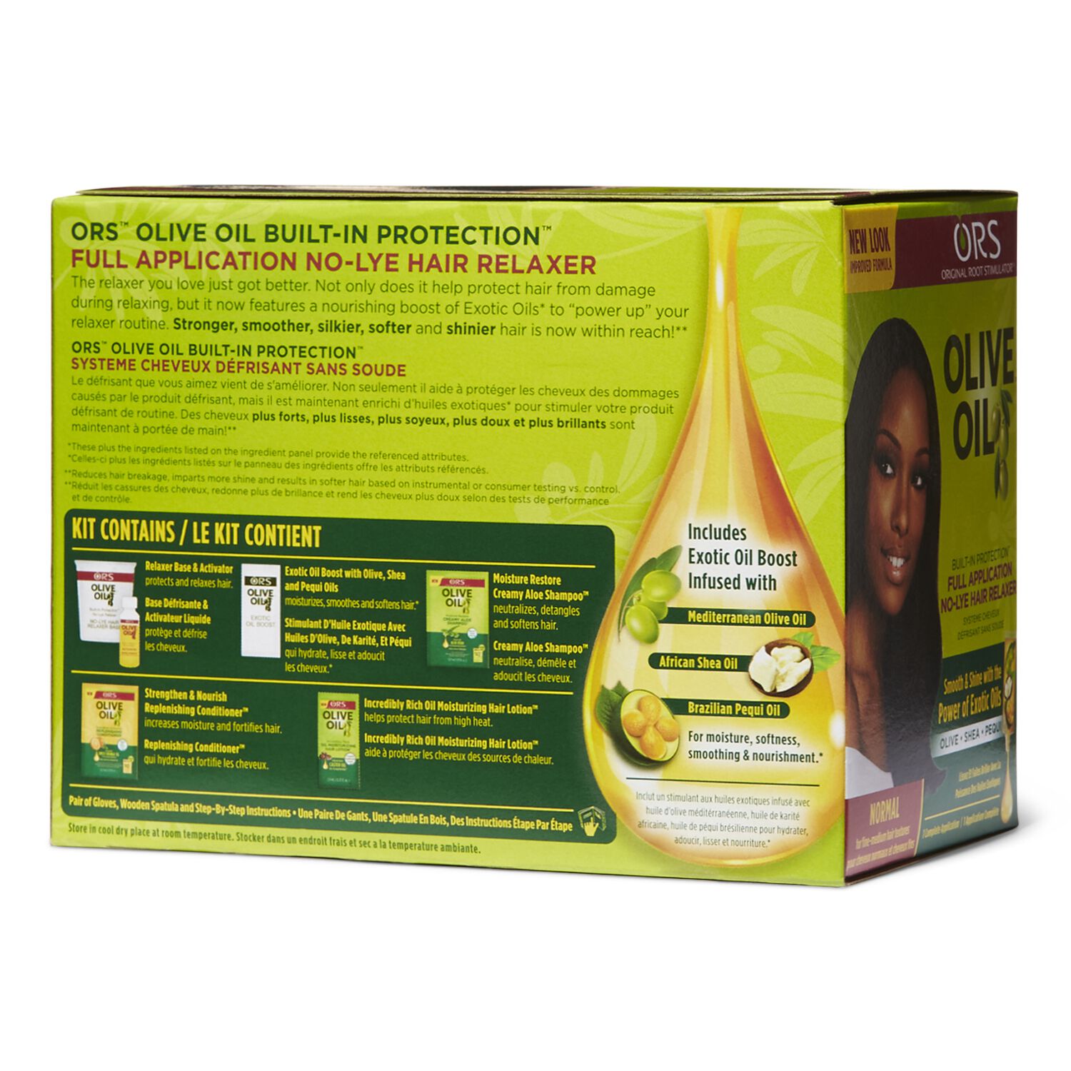 Organic Root Stimulator Normal Olive Oil BuiltIn Protection No Lye