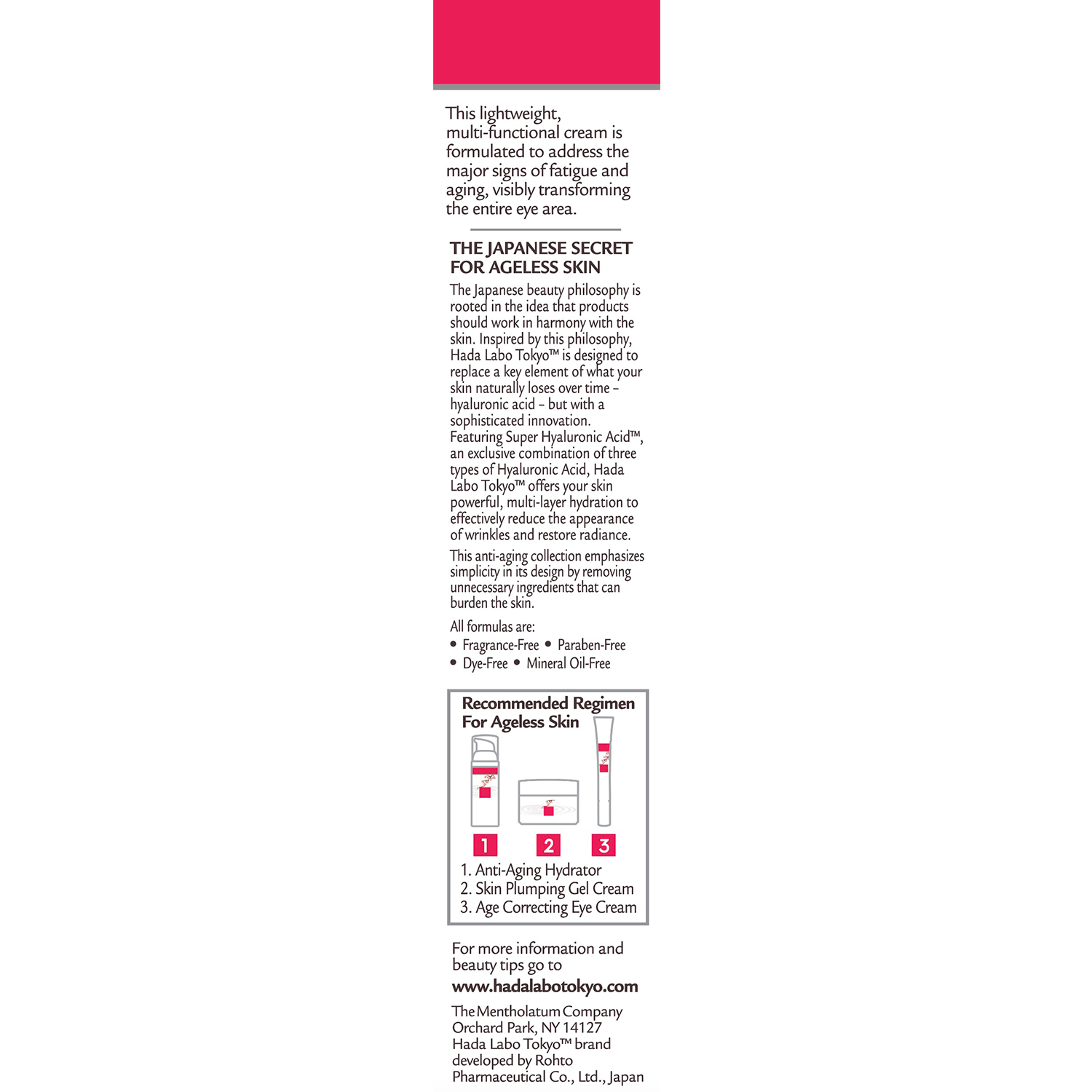 hada labo age correcting eye cream