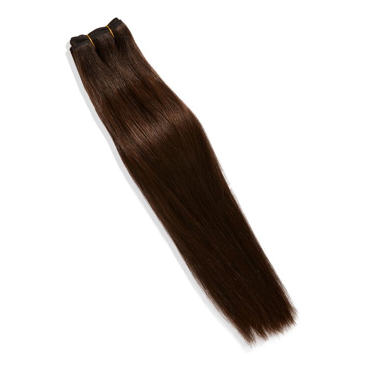 Silky Straight Darkest Brown 18 Inch Human Hair Extension