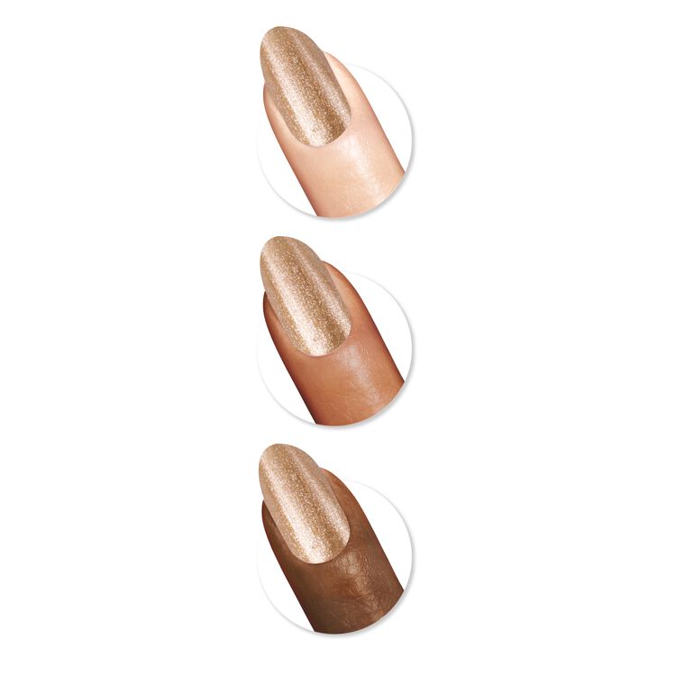 Chrome Lustrous Gold Nail Color