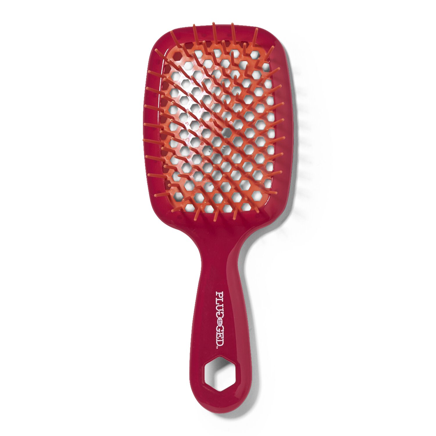 Plugged In Lightweight Cushionless Vented Paddle Brush
