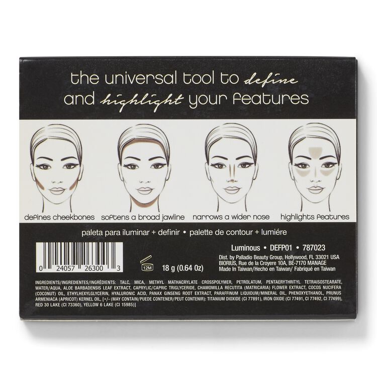 the Definer Contour + Highlight Palette