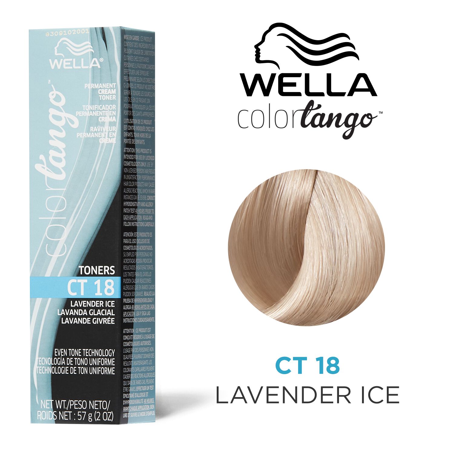Wella Lavender Ice Permanent Cream Toner by Tango | Toner & Developer | Sally Beauty