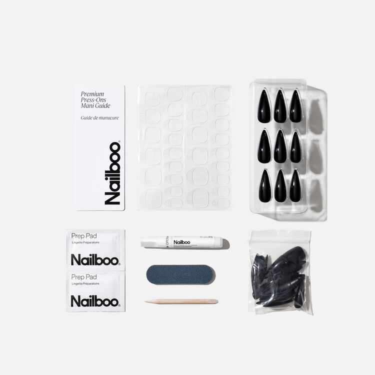 Dark Dreams (Medium Stiletto) Premium Press On Nails