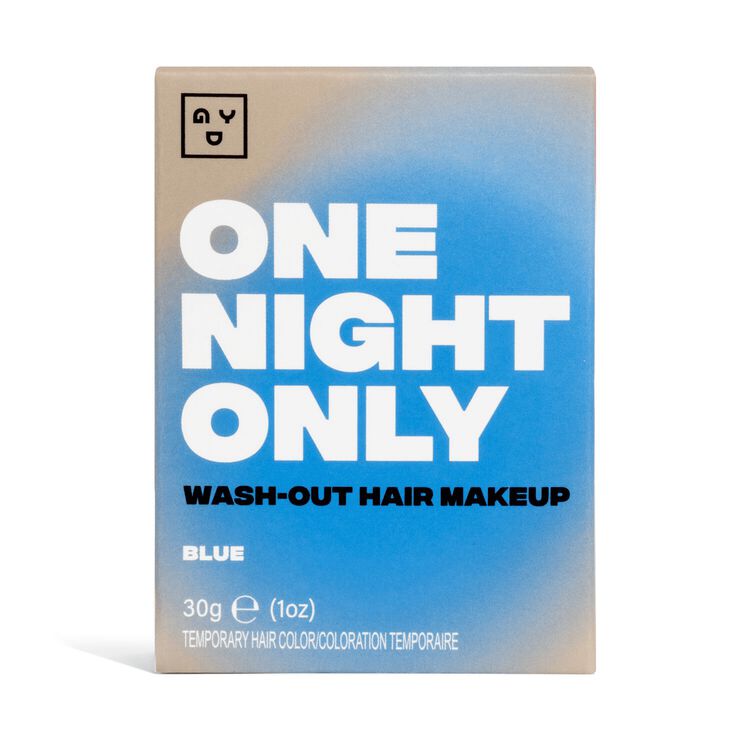 Blue One Night Only Hair Makeup