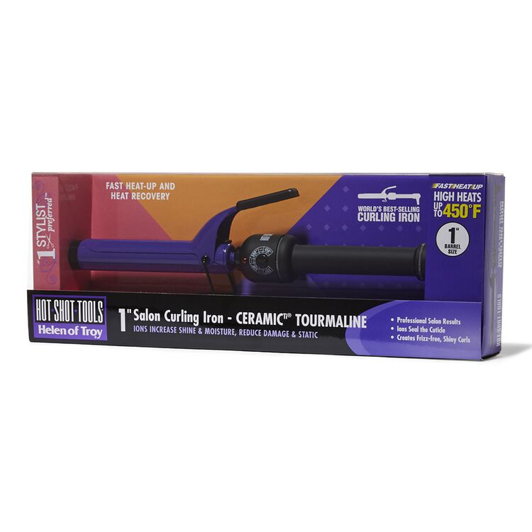 Hot Shot Tools 1 Inch Tourmaline Ceramic Curling Iron