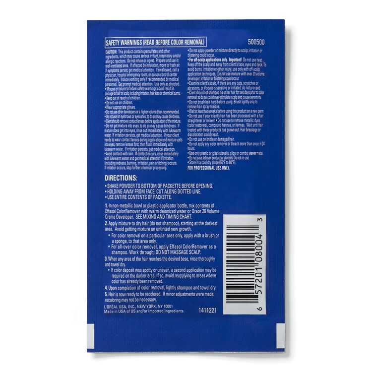L Oreal Technique Effasol Color Remover