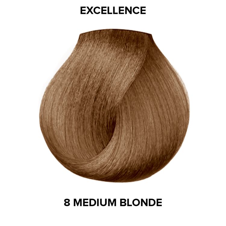 8 Medium Blonde Permanent Creme Hair Color