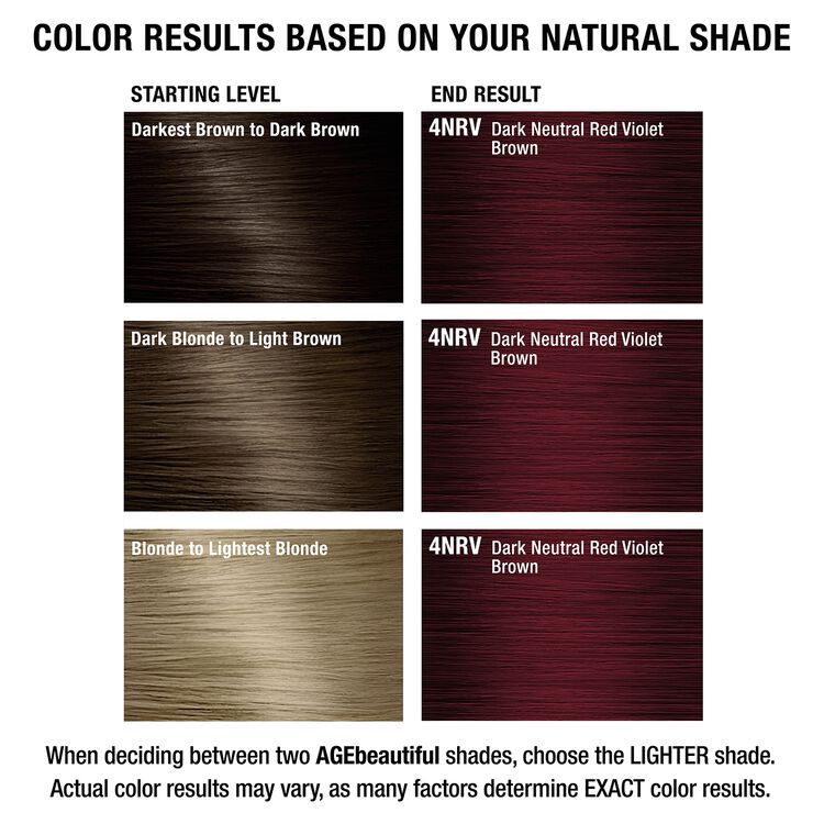 4NRV Dark Neutral Red Violet Brown Permanent Liqui-Creme Hair Color