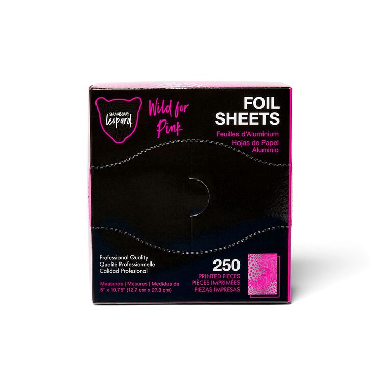 Wild For Pink HALF Size Pattern Foil Sheets 5x10.75" 250 ct