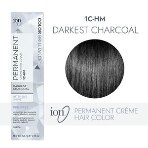 1C-HM Darkest Charcoal Permanent Creme Hair Color