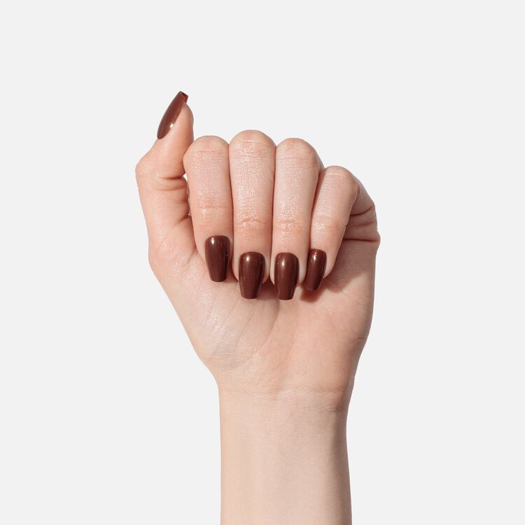 Bronco Brown Premium Press On Nails