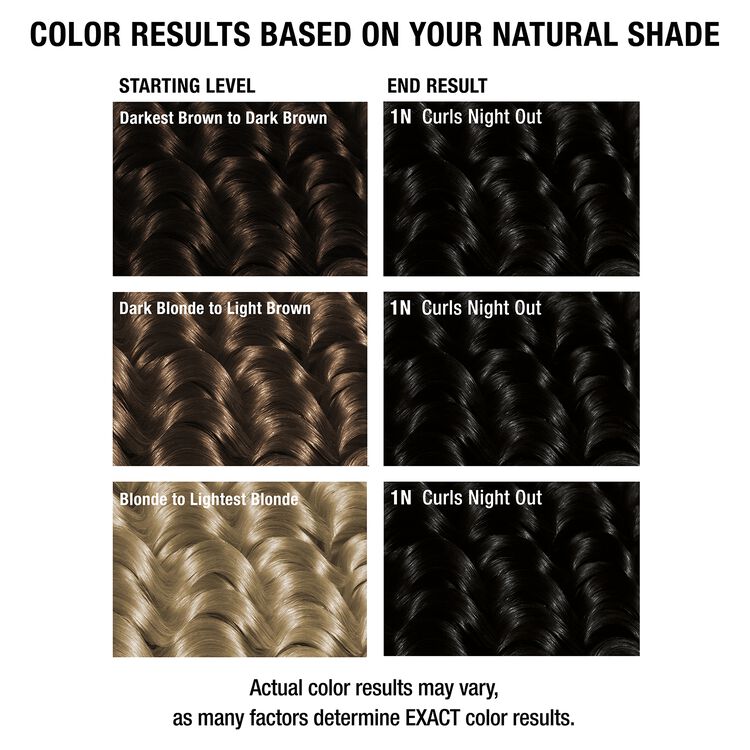 Curls' Night Out 1N Permanent Hair Color