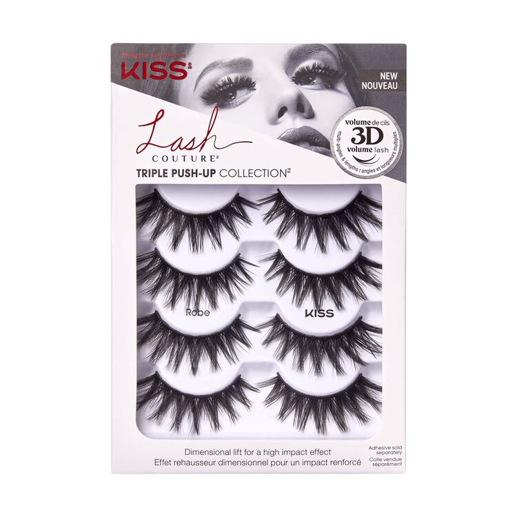 Lash Couture Triple Push-Up Fake Eyelashes Multipack  - Robe