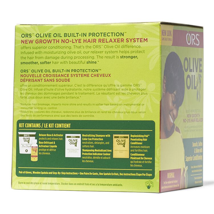 Ors Olive Oil Built In Protection New Growth No Lye Hair Relaxer