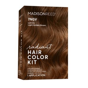 Radiant Cream Color Permanent Hair Color Kit 7NGV Lucca Light Brown