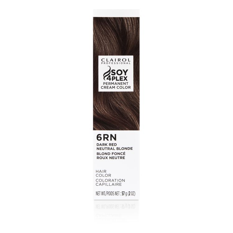 6RN Dark Red Neutral Blonde Permanent Cream Hair Color