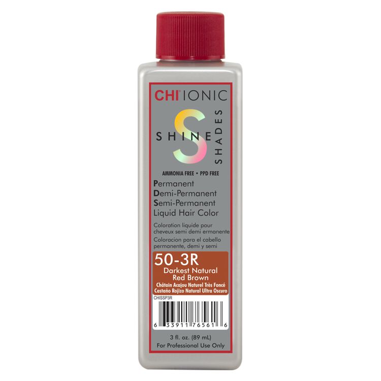 Ionic Shine Shades 50-3R Darkest Coverage Plus Red Brown