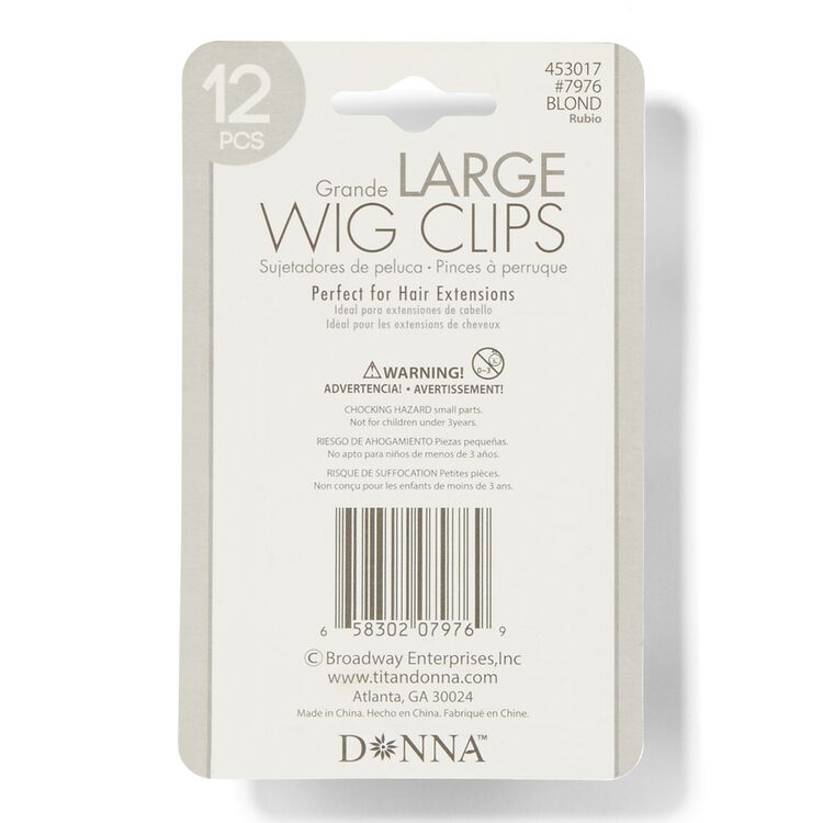Neutral Large Wig Clips