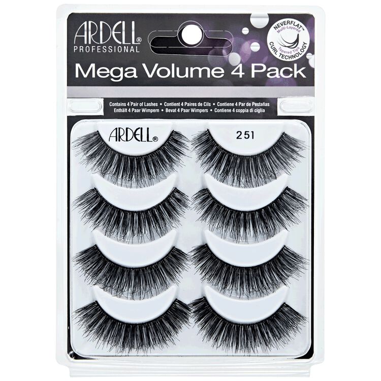 Mega Volume #251 Lashes 4 Pack