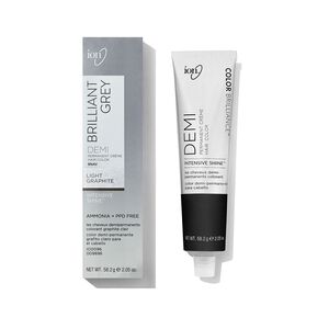 Brilliant Grey 8NAV Light Graphite Demi Permanent Cr&egrave;me Hair Color