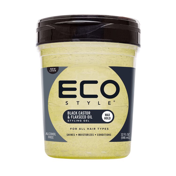 Eco Style Black Castor & Flaxseed Oil Styling Gel