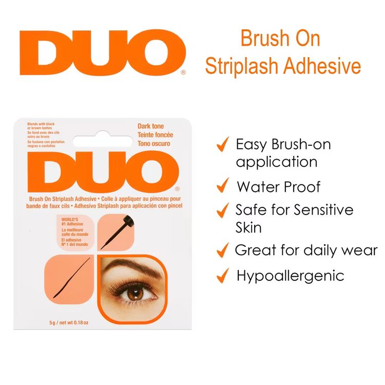 Duo Dark Brush On Eyelash Adhesive