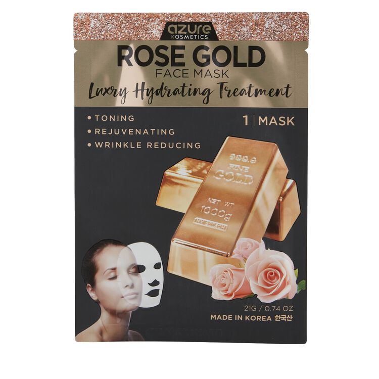 Azure Rose Gold Sheet Mask Face Care Sally Beauty