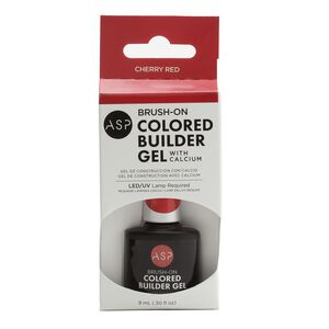 Cherry Red Colored Builder Gel