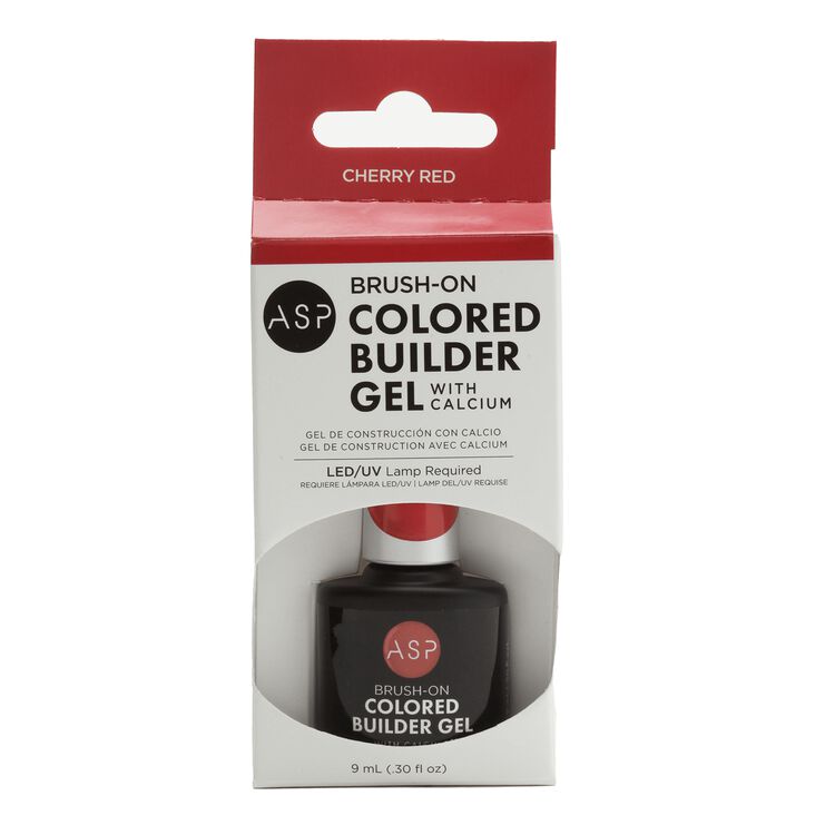 Cherry Red Colored Builder Gel