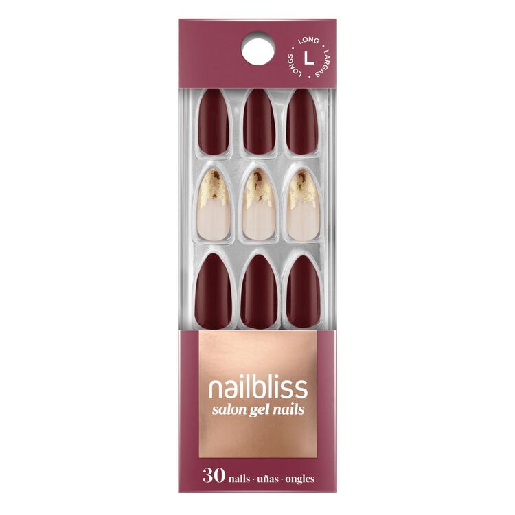 Nail Bliss Gold Foil Fanatic Gel Nail kit- press-on nails, gel nails, gold  foil nails, dashing diva | Sally Beauty