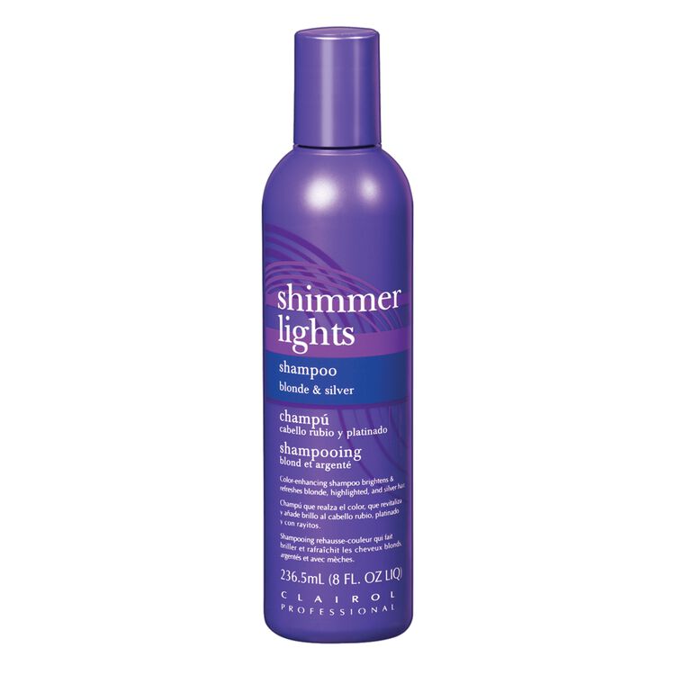 Lionel Green Street Sag faktum Shimmer Lights Conditioning Purple Shampoo for Blonde & Silver 8 oz. by  Clairol Professional | Purple Shampoo | Sally Beauty