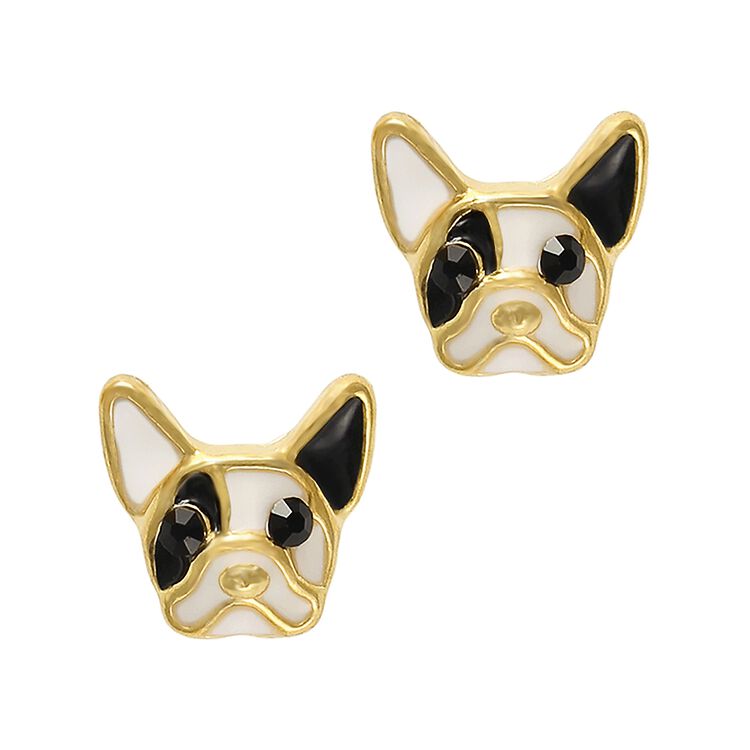 Nail Art Charms French Bulldog Charm Gold