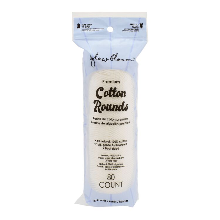 Premium Cotton Rounds 80 Count