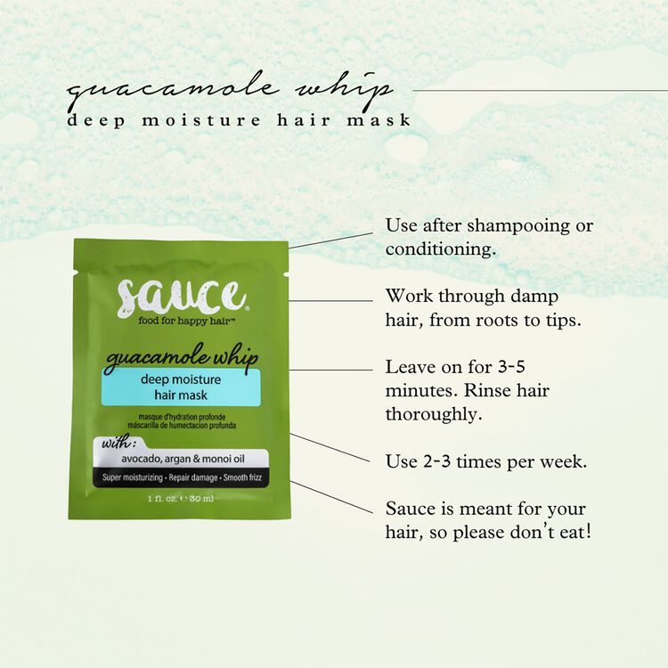 Guacamole Whip Deep Moisture Hair Mask Packette
