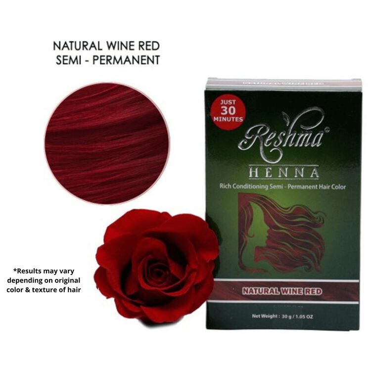 Natural Wine Red Semi Permanent Color